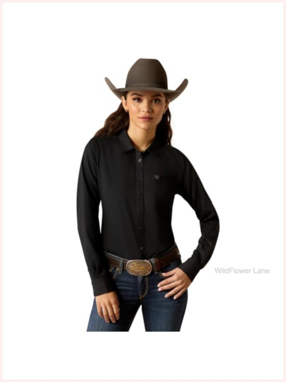 Kirby Pro Button-Down Performance Shirt Long Sleeve Work Utility Top